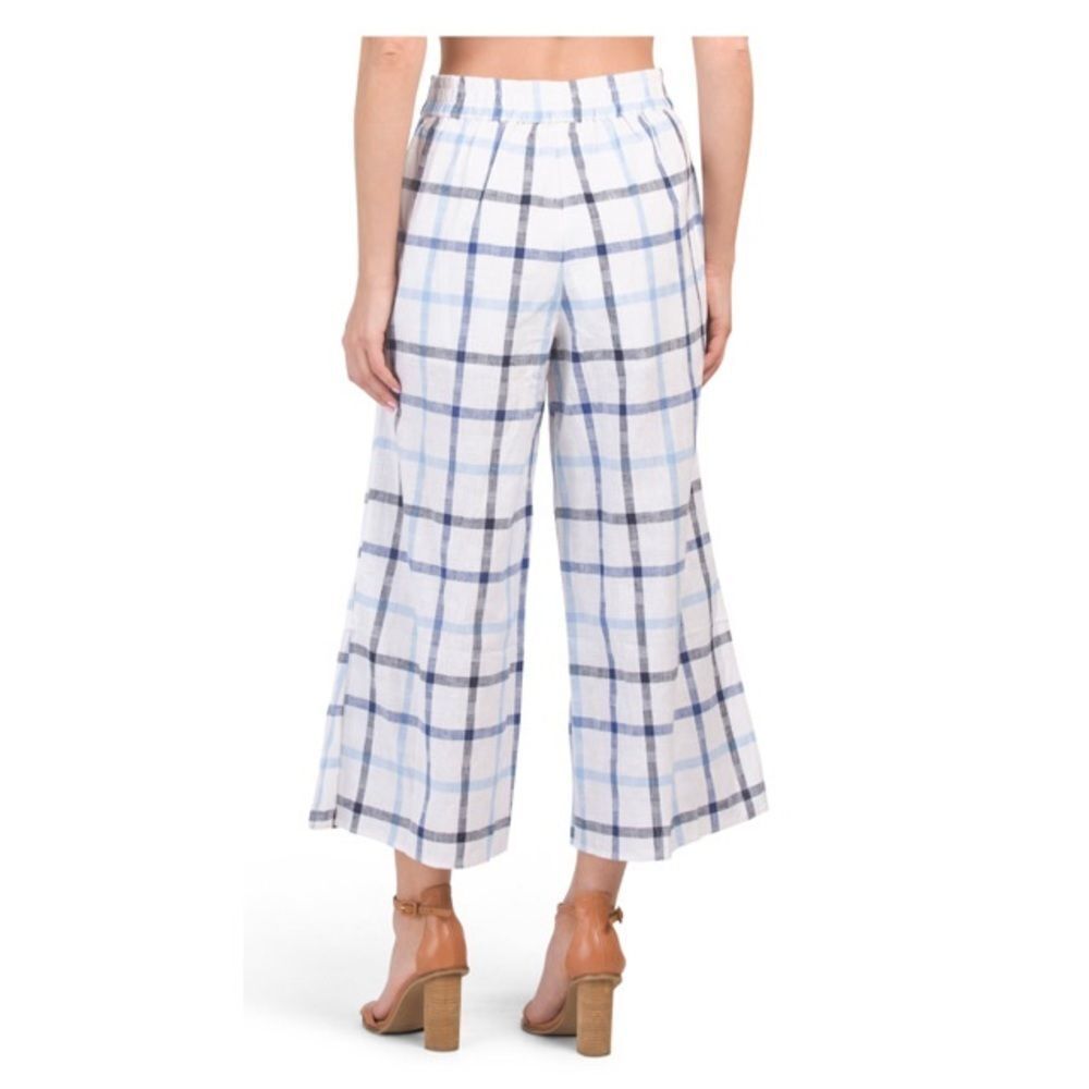 Red Carter Linen Plaid Set - Picture 5 of 7